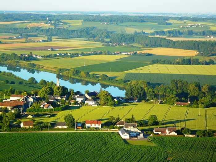 Touraine from the air